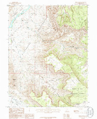 Fisher Towers 1985 topographic map thumbnail