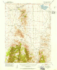 Fivemile Pass 1947 topographic map thumbnail