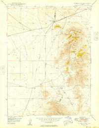 Fivemile Pass 1949 topographic map thumbnail