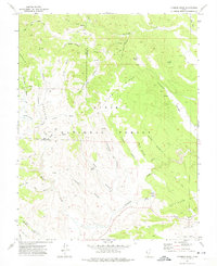 Fivemile Ridge 1971 topographic map preview