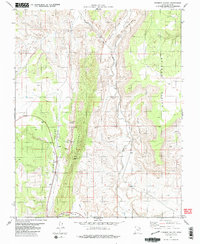 Fivemile Valley 1981 topographic map thumbnail