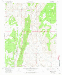 Fivemile Valley 1981 topographic map thumbnail