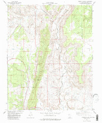 Fivemile Valley 1981 topographic map preview