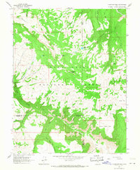 Flagstaff Peak 1966 topographic map thumbnail