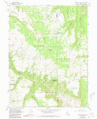 Flagstaff Peak 1966 topographic map thumbnail