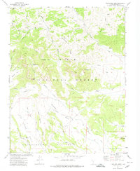 Flake Mtn West 1971 topographic map thumbnail