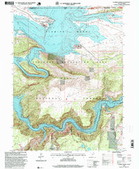 Flaming George 1996 topographic map thumbnail