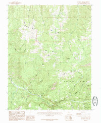 Flanigan Arch 1985 topographic map thumbnail