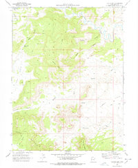 Flattop Mtn 1969 topographic map thumbnail
