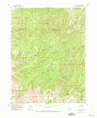 Floy Canyon 1963 topographic map thumbnail