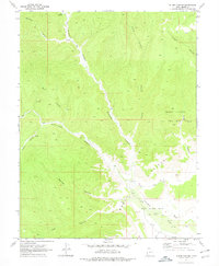 Flume Canyon 1970 topographic map thumbnail
