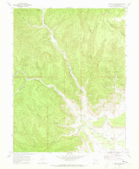 Flume Canyon 1970 topographic map thumbnail