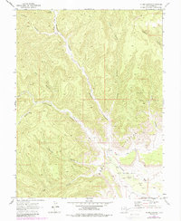 Flume Canyon 1970 topographic map thumbnail