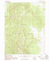 Fool Creek Peak 1985 topographic map thumbnail
