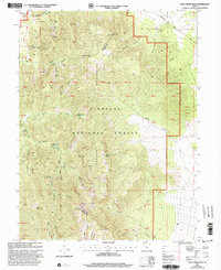 Fool Creek Peak 2001 topographic map thumbnail