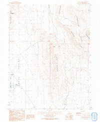 Foote Range 1991 topographic map preview
