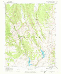 Forsyth Reservoir 1968 topographic map thumbnail