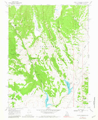Forsyth Reservoir 1976 topographic map thumbnail