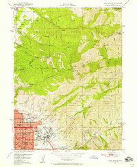 Fort Douglas 1950 topographic map thumbnail