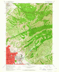Fort Douglas 1963 topographic map thumbnail