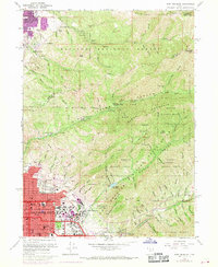 Fort Douglas 1963 topographic map thumbnail