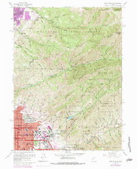 Fort Douglas 1963 topographic map preview