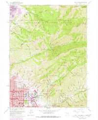 Fort Douglas 1963 topographic map thumbnail
