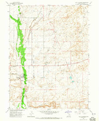 Fort Duchesne 1964 topographic map thumbnail