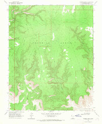 Fourmile Bench 1968 topographic map thumbnail
