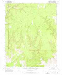 Fourmile Bench 1968 topographic map thumbnail