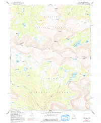 Fox Lake 1965 topographic map thumbnail