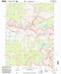 Fox Lake 1996 topographic map thumbnail