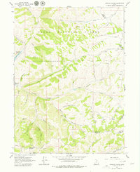 Francis Canyon 1964 topographic map thumbnail