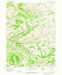 Francis Canyon 1964 topographic map thumbnail