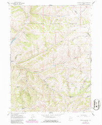 Francis Canyon 1964 topographic map thumbnail