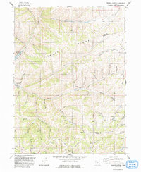 Francis Canyon 1991 topographic map thumbnail
