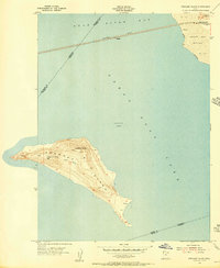 Fremont Island 1955 topographic map thumbnail