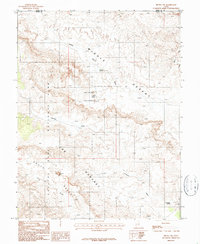 Fruita NW 1987 topographic map thumbnail