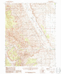 Fruita 1987 topographic map thumbnail
