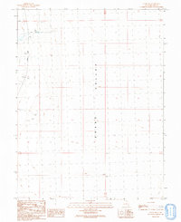 Gandy SW 1991 topographic map preview