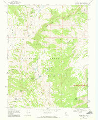 Geyser Peak 1968 topographic map thumbnail