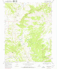 Geyser Peak 1968 topographic map thumbnail