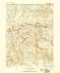 Gilbert Peak 1905 topographic map thumbnail