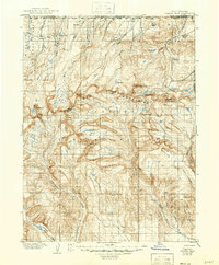 Gilbert Peak 1906 topographic map thumbnail