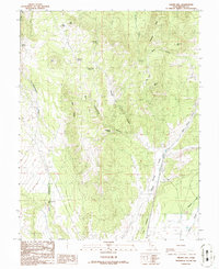 Gillies Hill 1986 topographic map thumbnail
