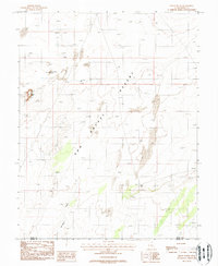 Gilson Butte 1988 topographic map thumbnail