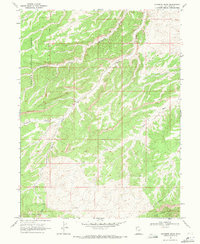 Gilsonite Draw 1968 topographic map preview