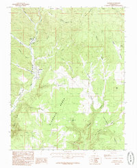 Glendale 1985 topographic map thumbnail