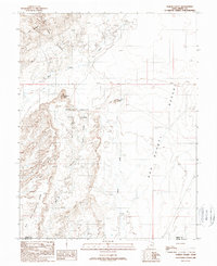 Goblin Valley 1988 topographic map preview