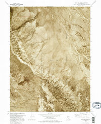 Gold Hill Wash 1973 topographic map thumbnail